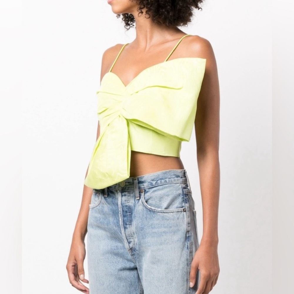 alice + olivia Beline Crop Top